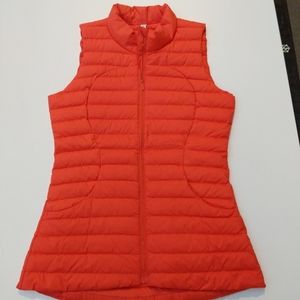 Lululemon Peachy Orange Vest Size 6
